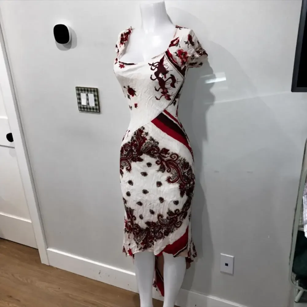 Vintage 90s y2k italian silk dress